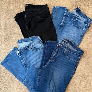 Women’s Size 18 Jeans Bundle Lot Old Navy Gap 4 Pairs